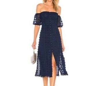 Tularosa Navy Midi Dress